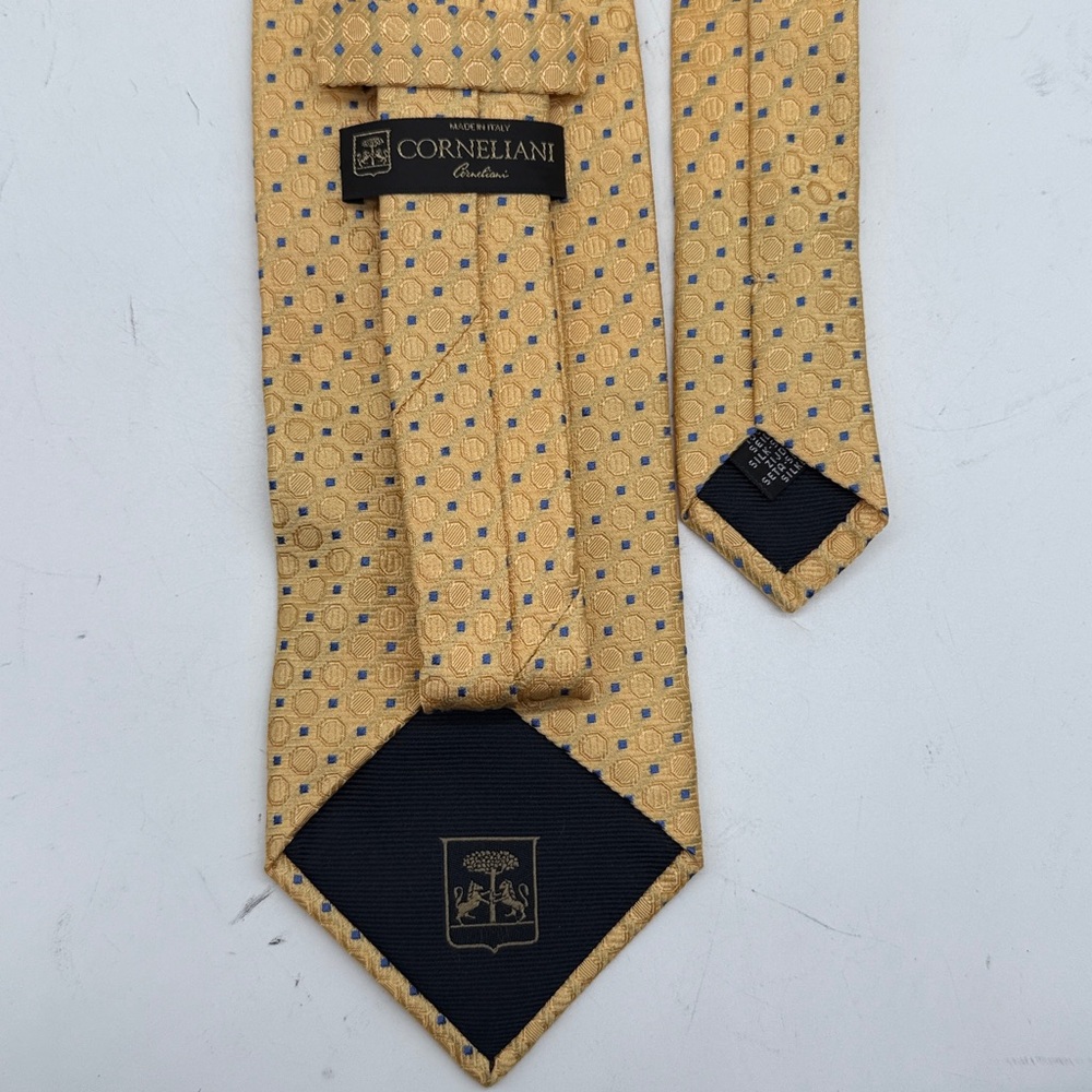 Corneliani Gold Geometric Tie